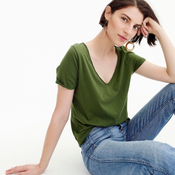 J Crew Supima V Neck Outlet, 67% OFF 